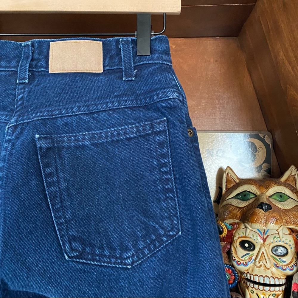Vintage Hunt Club - Tapered Mom Jean 100% Cotton Made in USA Blue Jeans - Size 8